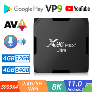 Android 11 Tv Box X96 Max Plus ultra Amlogic S905x4 4GB 32GB 5g Wifi Android Smart Set Top Box X96 Max + ultra - Product Image 4