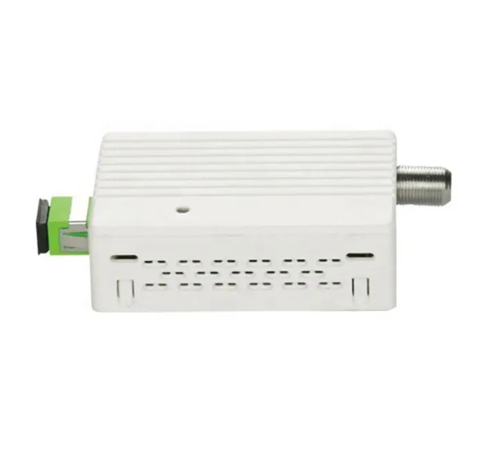 FTTH interior CATV pasivo agc nodo óptico de salida RF 1550nm óptico de fibra óptica mini receptor para CATV