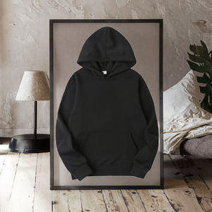 Wholesale <b>Men's</b> Winter Oversized <b>Hoodies</b> Comfortable Casual Fashionable Heavyweight Waterproof Windproof Street Blank Custom 3D - Product Image 3