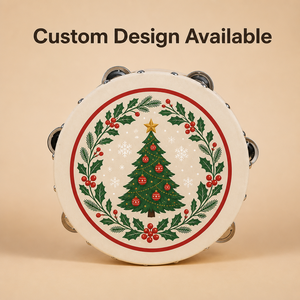 Tambourin professionnel en bois de 6, 7, 8, 9 et 10 pouces avec logo personnalisé OEM, instrument de percussion pour les perform - Product Image 1