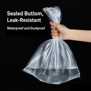 Sacs poubelles transparents robustes en gros, multi-usages, 33 gallons, pour la maison, le recyclage, les entrepreneurs, le stockage, l'extérieur - Product Image 5