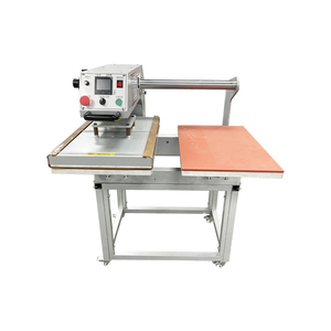 Semi-Auto Pneumatic Heat Press Machine 40x60cm, Flatbed for Garments T-Shirt Printing | Factory Direct New - Product Image 1
