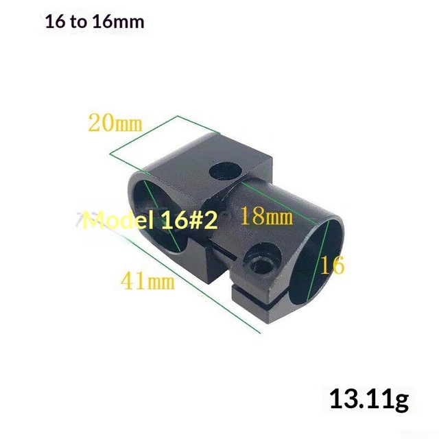 SkyView Aluminum Alloy Tripod Tee Connector 16/20/25/30/40mm Carbon Fiber Tube Clamp for Agricultural Drones