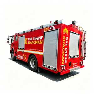 Camiones de Bomberos Resistentes Shaanxi, Camión Cisterna de Agua de 4000L, Bomba de Agua de Alta Presión, Vehículo Contra Incendios - Product Image 1