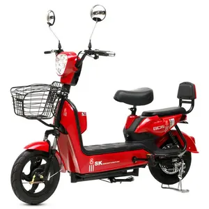 Fornecedor confiável recomendado scooter elétrico preto recreativo 48v 350w cidade bicicleta elétrica com preço barato