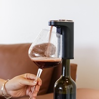 Bar Smart Screen Touch Pompe À Gaz Électrique Liqueur Boisson Whisky Distributeur Décanteur De Vin avec Aérateur