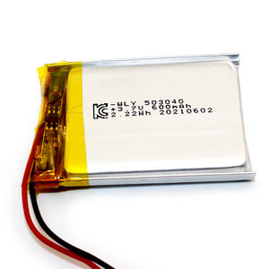 WLY 503040 600mah 3.7V 리튬 배터리 2.22Wh 충전식 저렴한 <span class=keywords><strong>Lipo</strong></span> 배터리 KC 인증서 - Product Image 5
