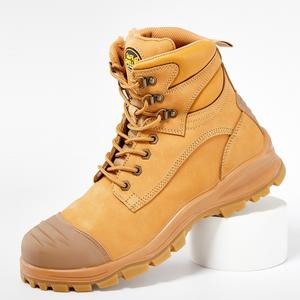 Veiligheidsschoenen voor mannen en vrouwen, hoge en middelhoge uitvoering, outdoor, bouw, nubuckleer, stalen neus, werkschoenen - Product Image 2