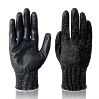 ANSI A5 A6 A8 A9 niveau anti-coupure élevé de calibre 18 gants de protection enduits de nitrile pour le travail de sécurité, résistants aux coupures
