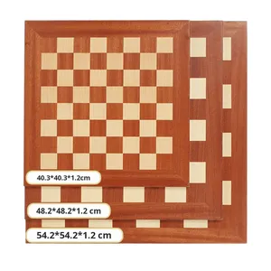 Factory Direct Sale High-end Solid Wood <strong>Chess</strong> <strong>Board</strong> for Western <strong>Chess</strong> and Card Games - Product Image 4