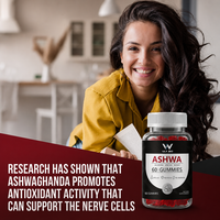 Gummies à l'ashwagandha pour le bien-être, saveur fraise, végétaliennes, sans OGM, complément alimentaire, OEM, marque privée