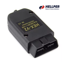 Hellper V2 alat diagnostik HEX, untuk Volkswagen Audi lebih bertenaga listrik bahasa Inggris 1 tahun V25.3 V24.7 VCD 5053 AT162 + FT232