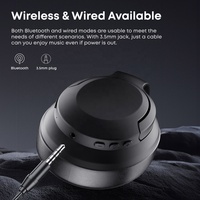 Audífonos Inalámbricos de Diadema Air Phone Max con Cancelación de Ruido ANC, Plegables y Portátiles con Reproductor MP3 y Micrófono
