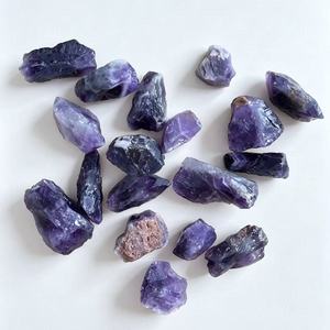 Wholesale <b>Raw</b> Healing <b>Crystals</b> Natural Purple Amethyst <b>Raw</b> Point cluster Rough Gemstone Semi Precious Stone Home Decor Mineral - Product Image 1
