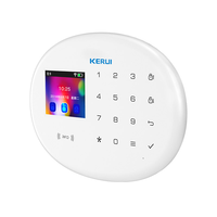 Sécurité à domicile 433MHz sans fil WiFi GSM système d'alarme SIM RFID carte clavier tactile APP contrôle désarmer PIR détecteur de mouvement