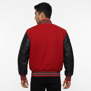 <b>Men</b> Fleece Varsity Jacket in Different Color at Low Rate - Product Image 1