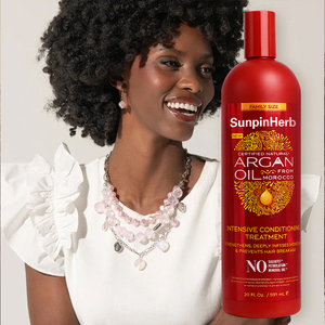 Traitement revitalisant intensif à l'huile d'argan certifiée naturelle Creme of Nature pour la force, l'hydratation et la réparation des cheveux - Product Image 1