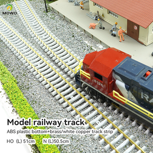 Kit de Vías de <span class=keywords><strong>Tren</strong></span> a <span class=keywords><strong>Escala</strong></span> HO 1:87 para Maquetas de Ferrocarriles, Dioramas y Accesorios de Bricolaje - Product Image 3