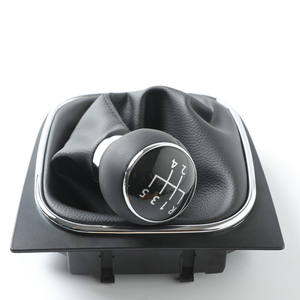 Couvre-levier de vitesses FUXIN en cuir 5/6 vitesses pour Volkswagen Golf, lavable - Product Image 2