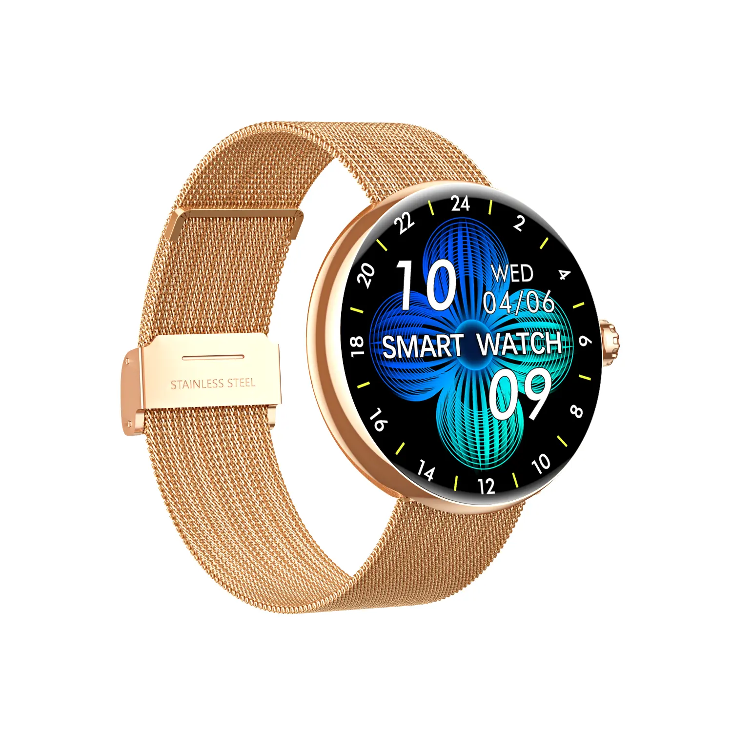YTGEEHD38最高の中国の心拍数フィットネスAMOLED relojスマートウォッチBT Call AndroidNFC Woman Smartwatch Gold for Android Ios
