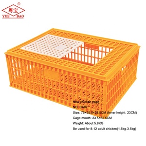 <span class=keywords><strong>Gallo</strong></span> di plastica arancione <span class=keywords><strong>e</strong></span> gabbia di trasporto di <span class=keywords><strong>pollo</strong></span> gabbie animali per Productos Para Avicultura per il movimento di cura del pollame - Product Image 3