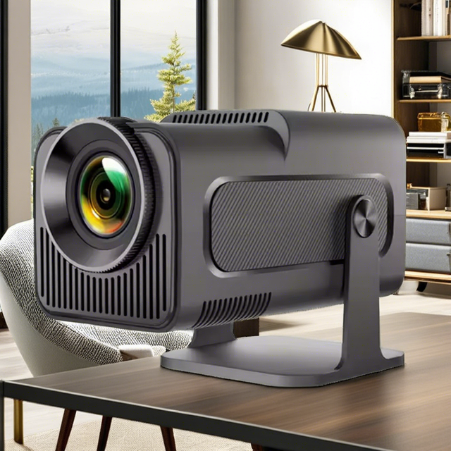 4K Mini LCD TV Projector HY320 Android 13 8GB 2GB RAM 720P 200 Lumens HIFI Stereo Dual Band WiFi6 BT5.0 Portable Home Outdoor