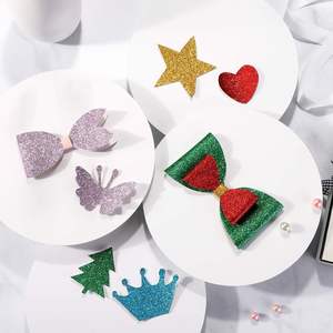 Tessuto in <span class=keywords><strong>Ecopelle</strong></span> Glitterata di Alta Qualità, Senza MOQ, per Scarpe, Artigianato, Fiocchi per Capelli, <span class=keywords><strong>Borse</strong></span> Elasticizzate - Product Image 2