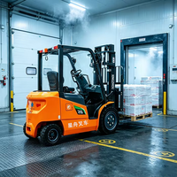 Chariot élévateur électrique XINGZHOU de 2 tonnes (2000 kg) avec moteur à courant alternatif et batterie au lithium, idéal pour les centres de distribution et l'exportation mondiale