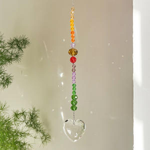 Venta al por mayor colorido arte decoración <span class=keywords><strong>cristal</strong></span> colgante octogon Chakra <span class=keywords><strong>bolas</strong></span> <span class=keywords><strong>de</strong></span> <span class=keywords><strong>cristal</strong></span> atrapasoles para el hogar Oficina jardín decoración - Product Image 6