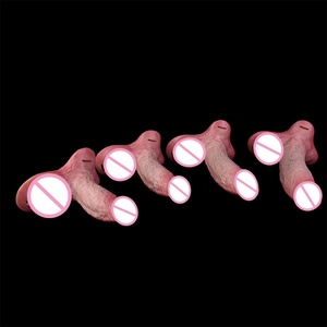 Extensor de Pene de Silicona Seguro para el Cuerpo OS-ADL5097, Funda Realista para Pene a Prueba de Agua con Quilla Extraíble para Estimulación y Diversión - Product Image 5