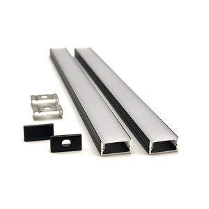 Surface de la lampe linéaire moderne Profil led en aluminium YG-F019 extrusion de canal en U Couverture PC pour éclairage à bande flexible Ld - Product Image 4