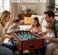 Table de baby-foot en MDF personnalisable de qualité supérieure pour salle de jeux familiale intérieure et divertissement de football