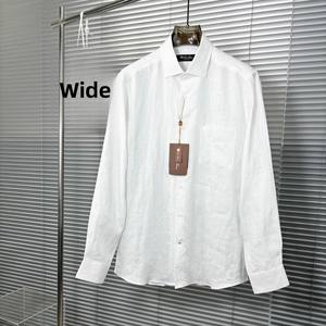 <span class=keywords><strong>Camicia</strong></span> in <span class=keywords><strong>lino</strong></span> tinta in filato <span class=keywords><strong>camicia</strong></span> da uomo primavera estate di fascia alta Business Casual <span class=keywords><strong>bianca</strong></span> ampia a maniche lunghe Anti-pilling - Product Image 2