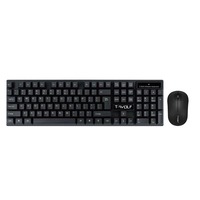 Kombo Keyboard dan Mouse Nirkabel Ultra Tipis Hitam Termurah TF100 untuk Komputer Kantor