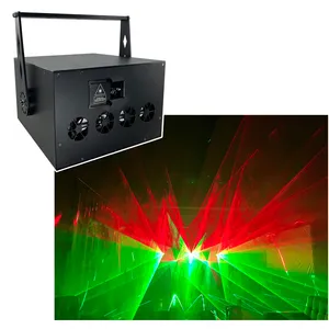 Laser a raggio verde 20W Laser di animazione verde per spettacolo Laser di illuminazione scenica