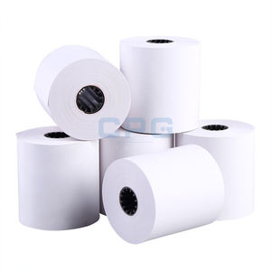 Fabricant chinois CPG, rouleaux de papier thermique monocouche/personnalisés 48GSM 55GSM 80x80mm pour reçus, POS, ATM, banque - Product Image 5