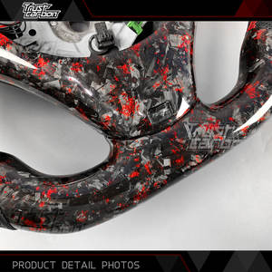 Volante Deportivo de Fibra de Carbono Forjado Personalizado para <span class=keywords><strong>BMW</strong></span> Serie 3 <span class=keywords><strong>E90</strong></span> E92 X3 M3 330i <span class=keywords><strong>330d</strong></span> Coupé 335i Coupé 318i 2003-2012 - Product Image 5