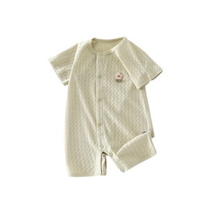 Ropa de Verano para Bebés, Diseño Moderno, Mamelucos de Algodón de Manga Corta con Estampados de Autos y Corazones para Bebés - Product Image 5