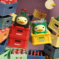 Authentique POP MART mini DUCKOO Citywalk Blind Box Style Confirmé Figurine Canard Mignon Décoration de Bureau Jouet d'Art de Collection