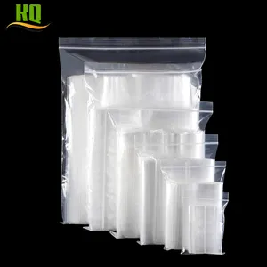 Resealable Packing Bags Transparent Zipper Zip Plastic Clear Plastic Bags Gift Zipper Grip Seal Bags