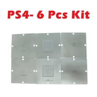 4/6/11 Pcs Dernières PS4 Console de Jeu Pochoir Réparation Chauffage Direct Moule Ensemble Complet d'Outils Kit de Pochoirs de Reballage Ensemble d'Outils de Réparation
