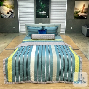 Oem ODM bộ đồ giường sản phẩm Cotton tấm ga trải giường cho bán buôn có thể giặt tùy biến được thực hiện tại Việt Nam Nhà sản xuất chất lượng cao - Product Image 3