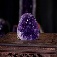 Géode de cristal d'améthyste violette naturelle de haute qualité, amas de druse d'améthyste brute de la meilleure qualité, grossiste en géodes minérales