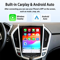 Autoradio Viknav Android 10.5 pouces pour Cadillac ATS CTS SRX Escalade 2013-2018, CarPlay sans fil, Android Auto, GPS, écran tactile, stéréo