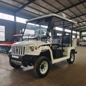 2024 nouvelle conception usine personnalisation chariot de golf électrique batterie au lithium 6 personnes 4 + 2 sièges chariot de golf hors route - Product Image 1