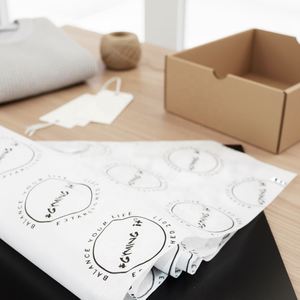 Recyclable Coated Tissue Paper Custom Logo Digital Printing High Quality Garment Packaging for Clothing <b>Shoes</b> Dress Wrapping - Product Image 2