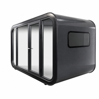 Cabine préfabriquée en aluminium, bureau modulaire insonorisé, mini-maison, studio de jardin, suite résidentielle portable
