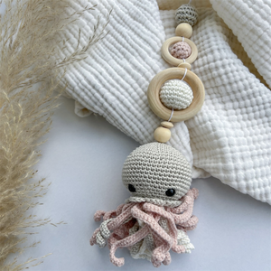 Bébé GYM Jouet <span class=keywords><strong>Crochet</strong></span> Pendentif pour Bébé Arche de Jeu <span class=keywords><strong>Crochet</strong></span> Tortue Méduse Poulpe <span class=keywords><strong>Baleine</strong></span> pour Bébé GYM - Product Image 4