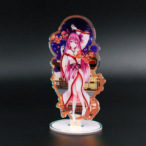Vograce Custom Kpop Cartoon Acrylic Clear <strong>Standee</strong> Display Anime Colorful Rainbow Acrylic <strong>Standee</strong> - Product Image 6