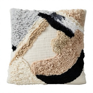 Designer Tufted Boho Cushion Cover By <b>Indian</b> Textiles H/L Handwoven Decorative <b>Throw</b> Pillow Luxury Boho Pillow Hot Selling - Product Image 1